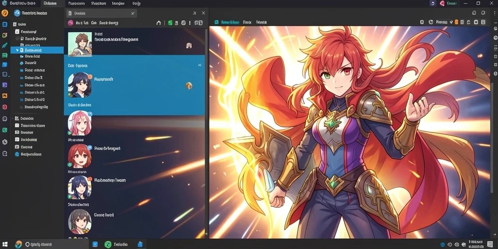 Screenshot menampilkan salah satu permainan kartu populer.