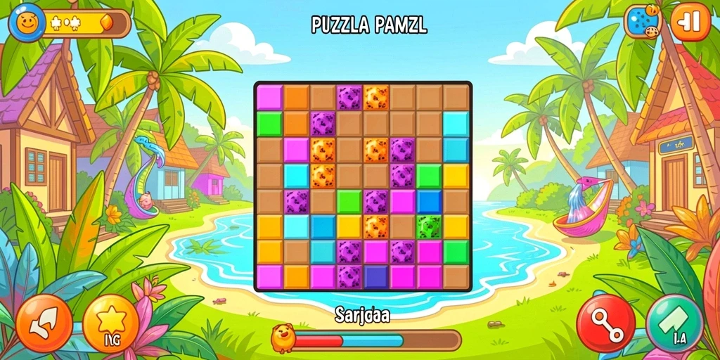 Screenshot peta baru yang menantang.