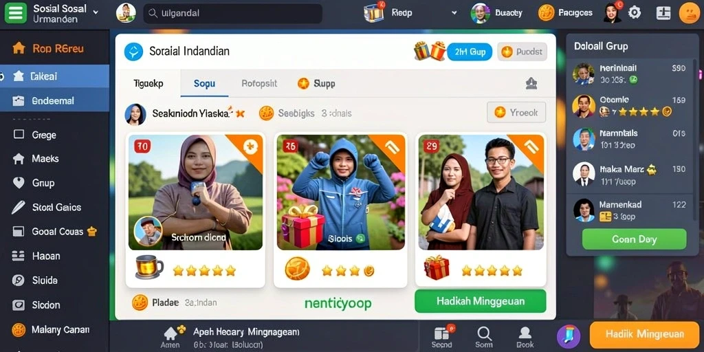 Fitur turnamen menarik dengan hadiah luar biasa.