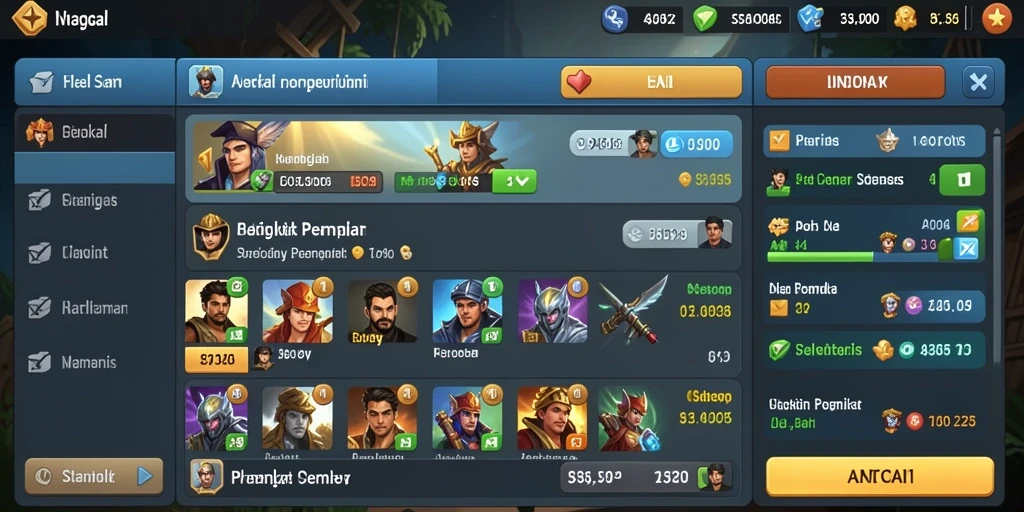 Duel seru antar pemain dalam permainan.