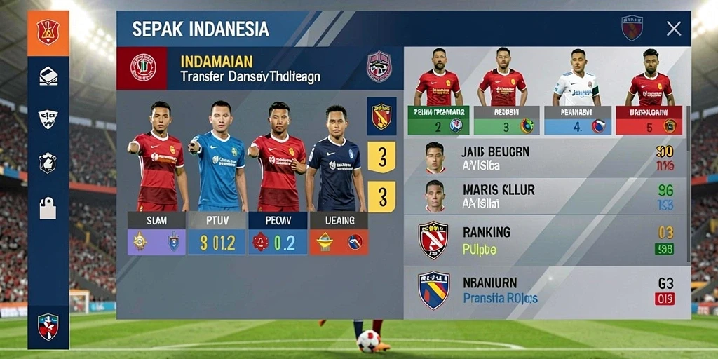 Pemandangan grafis yang indah dalam permainan.